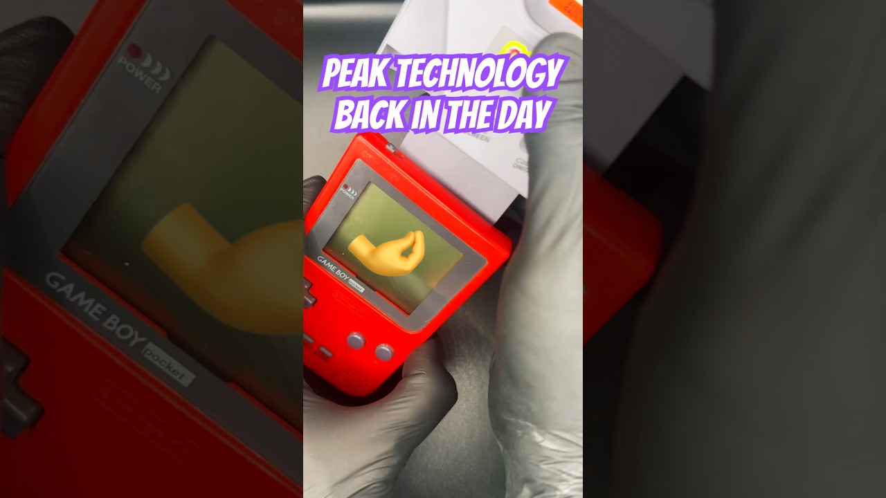 Peak technology back in the day… 