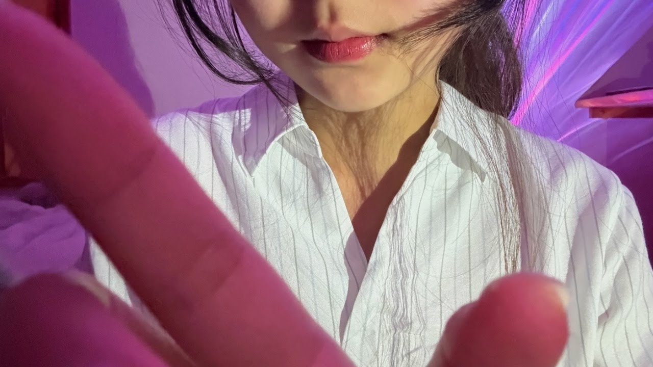 ASMR | Soft Face Touch + Tingly Mouth Sounds for Sleep💞