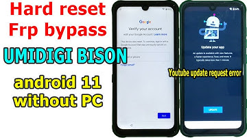 How to Hard reset/FRP Bypass Google Account Lock UMIDIGI BISON Android 11  without pc