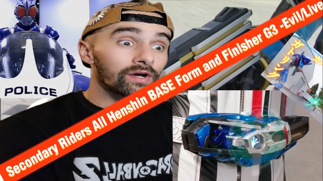 Anime Fan Reacts to Kamen Rider Secondary Riders All Henshin BASE Form ...