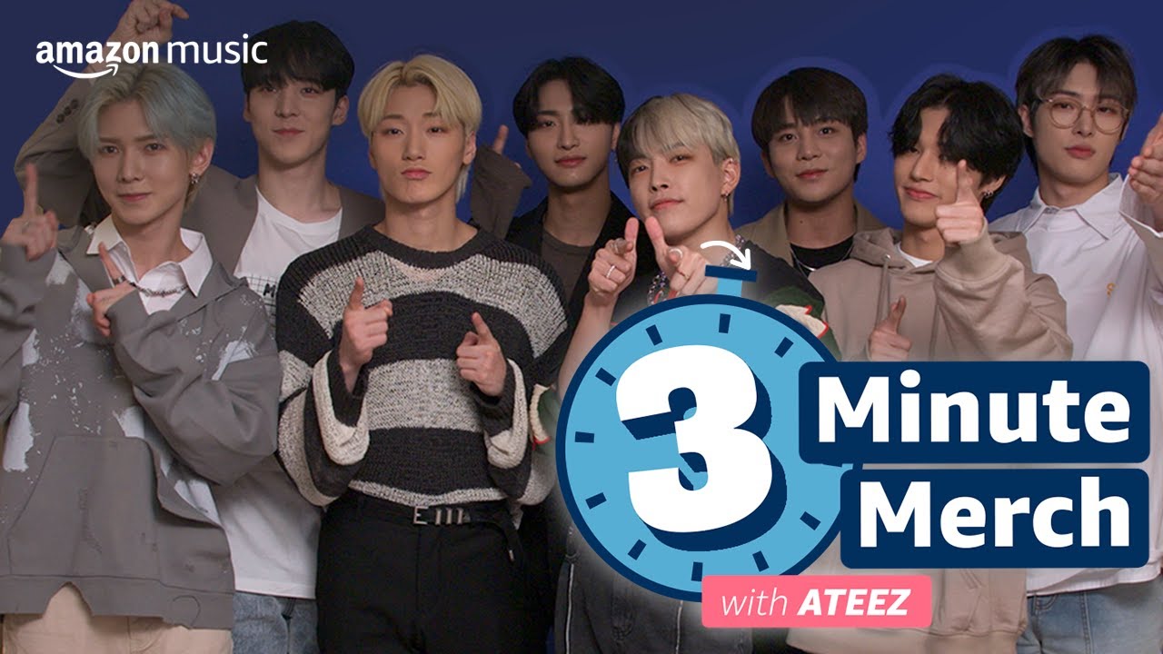 ATEEZ Attempt to Draw Each Other | 3 Minute Merch | Amazon
