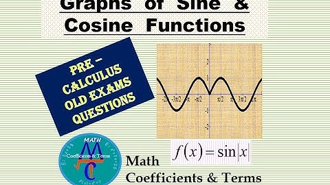 Sines & Cosines - Graphs (Old Exams Q