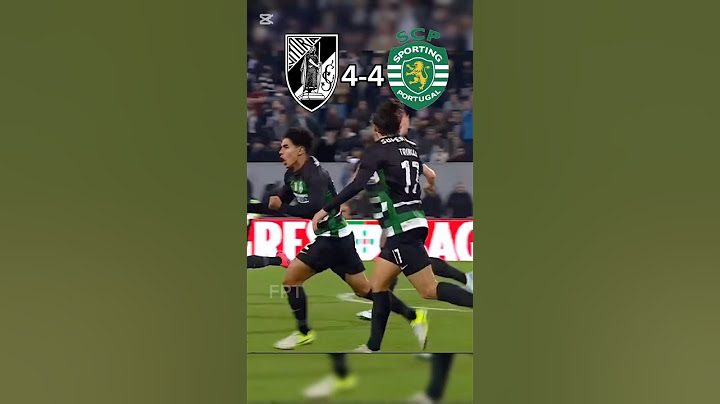 Vitória SC 4-4 Sporting CP 😍 #vitoriasc #vitoriaguimaraes #sportingcp #sporting #portugal