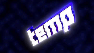 Blue Intro Template (Blender Only) [SICK]