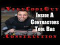 Inside A Contractors Tool Bag