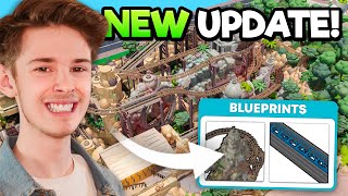 NEW Theme Park Tycoon 2 Roller Coaster BLUEPRINT & Workshop UPDATE!