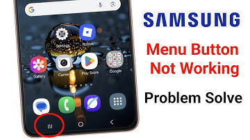 Samsung Menu Button Not Working | Easy Fix 2025