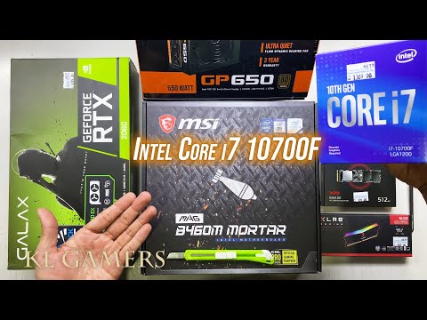 intel Core i7 10700F msi MAG B460M MORTAR RTX 2060 DLM 21 White