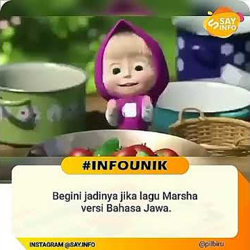 Begini jadinya jika lagu masya and the bear di buat bahasa jawa
