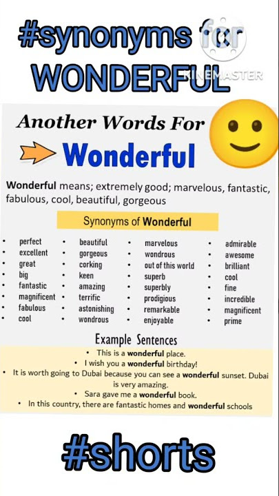 Synonyms of Wonderful|Another Words for Wonderful|ADVANCED ENGLISHVOCABULARY#Learn spokenEnglish