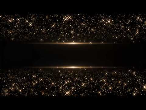 8 Background Looped Gold Dust Animated Stars Hd