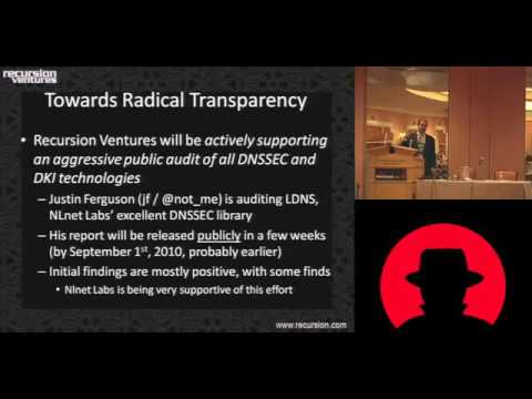 Blackhat 2010 - Dan Kaminsky - Black Ops of Fundamental Defense