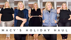 Macy's Plus Size Haul- Jackets, Sweaters, Pants and More!