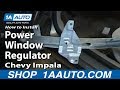 How to Replace Window Regulator 2006-13 Chevy Impala