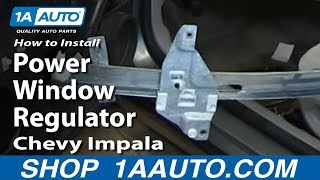 How to Replace Window Regulator 06-13 Chevy Impala Wealth