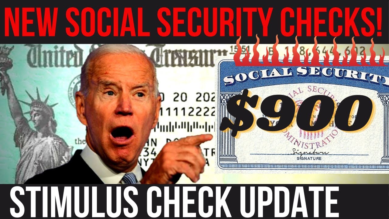 NEW $900 SOCIAL SECURITY ARRIVING TODAY! $800 Check Deadline + Stimulus ...