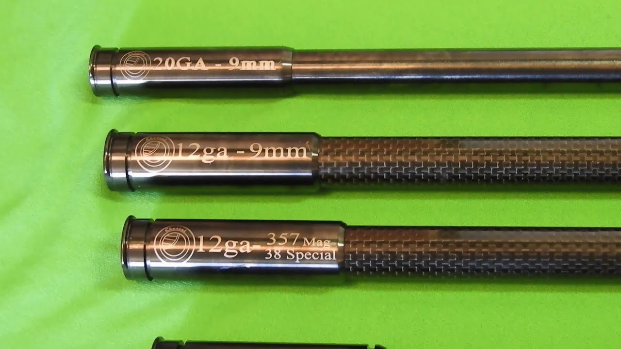 Chaszel dedicated inserts for 5 different calibers.