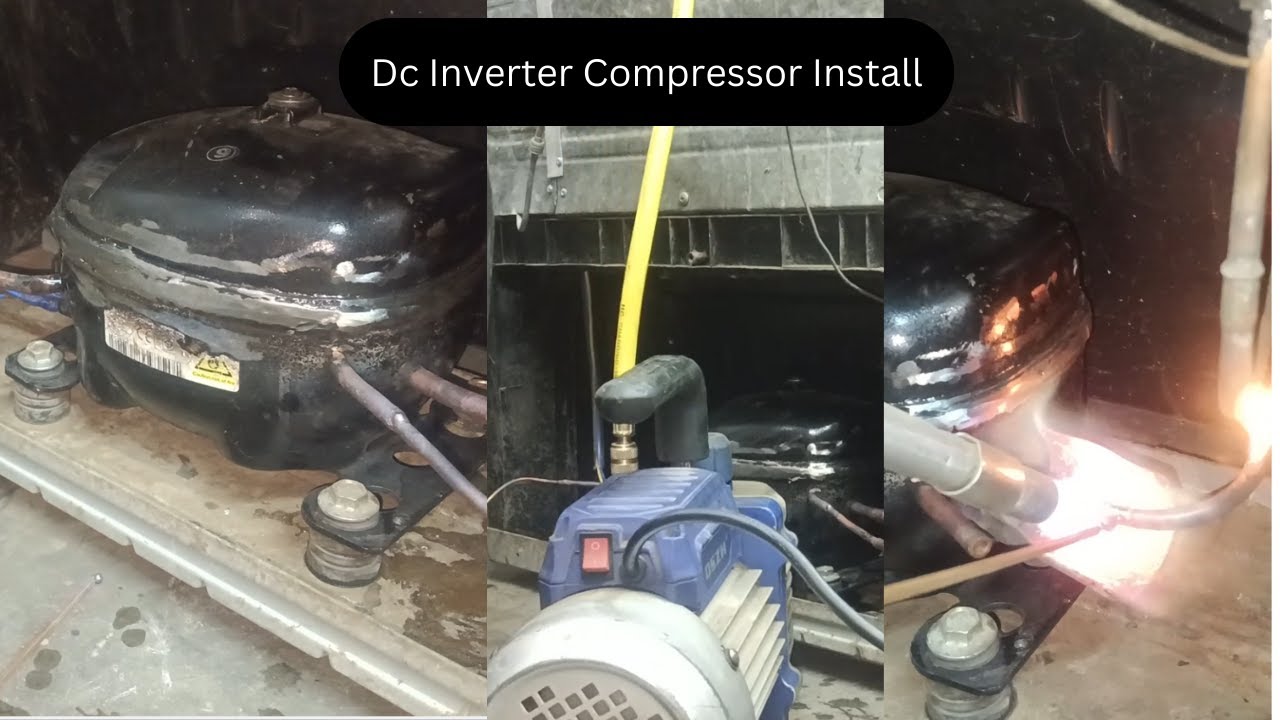 dc samsung compressor install || डीसी सैमसंग कंप्रेसर स्थापित करें || dc inverter fridge