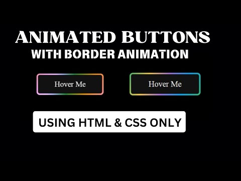 Amazing Button Border Animation on Hover | CSS Button Hover Animation | Border Effects Made Simple