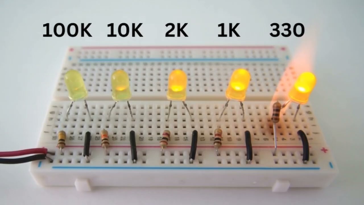Current Limiting Resistors Explained | How Resistors Control Current, Voltage & Biasing