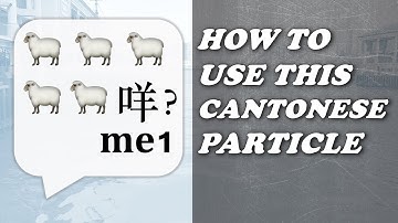 Cantonese sentence-final particle “咩 me1?” - Hmm really? | 廣東話句尾語氣詞 - 咩？