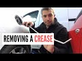 Removing a Crease | Paintless Dent Removal