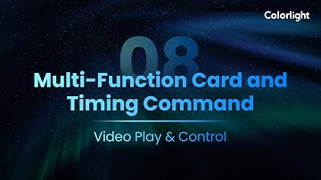 LEDVision - EP08 Multi-function Card and Timing Command