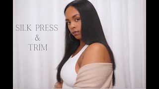 Straightening Naturally Curly Hair | At Home Silk Press | Allured By Hair