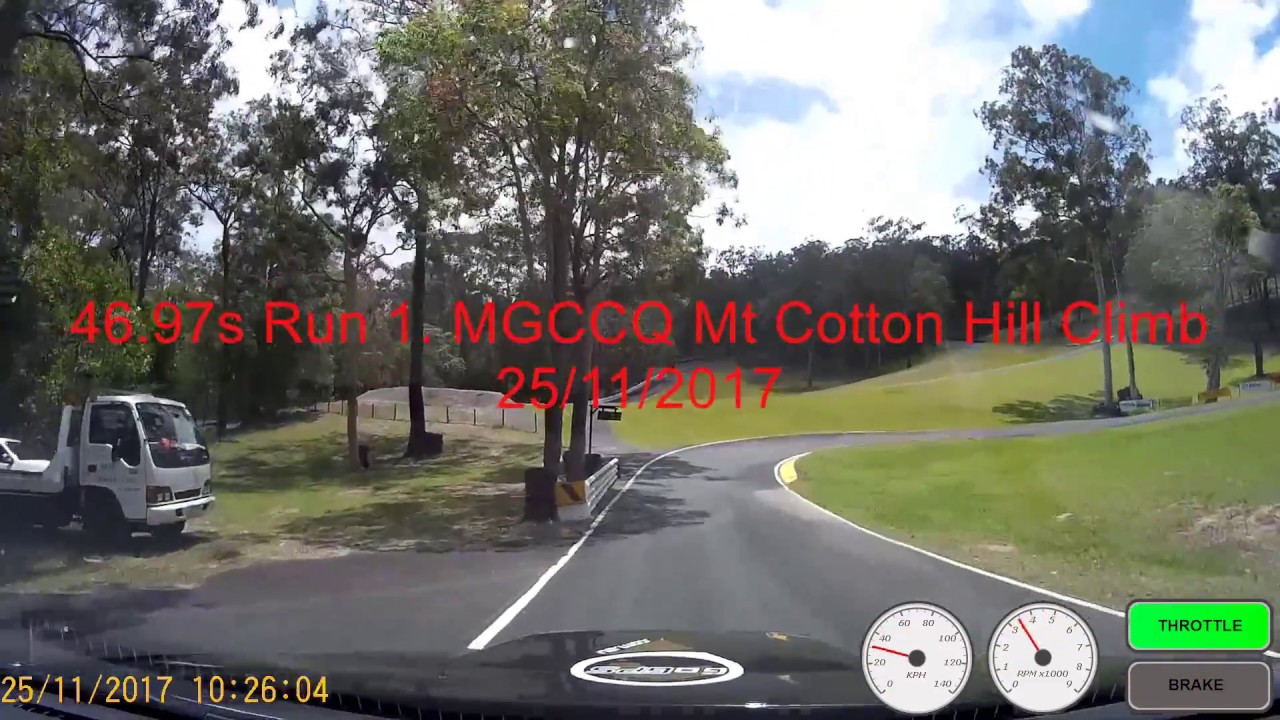 Mt Cotton Hill Climb Run 1 46.97s Class Win 25/26 Nov 2017 YouTube