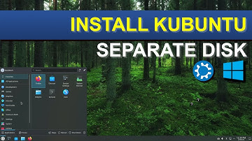 How To Install Kubuntu On Separate Disk ( No USB Needed! ) | Dual Boot With Windows | UEFI
