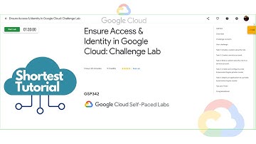 Ensure Access & Identity in Google Cloud Challenge Lab