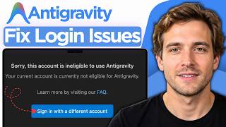 How to Fix Google Antigravity Login Issues (Not Eligible / Stuck on Sign‑In) | Step by Step Tutorial How to Fix Google Antigravity Login Issues (Not Eligible / Stuck on Sign‑In) | Step by Step Tutorial