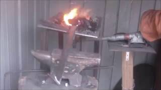 Easy DIY Blacksmithed Ninja Sword. part 1