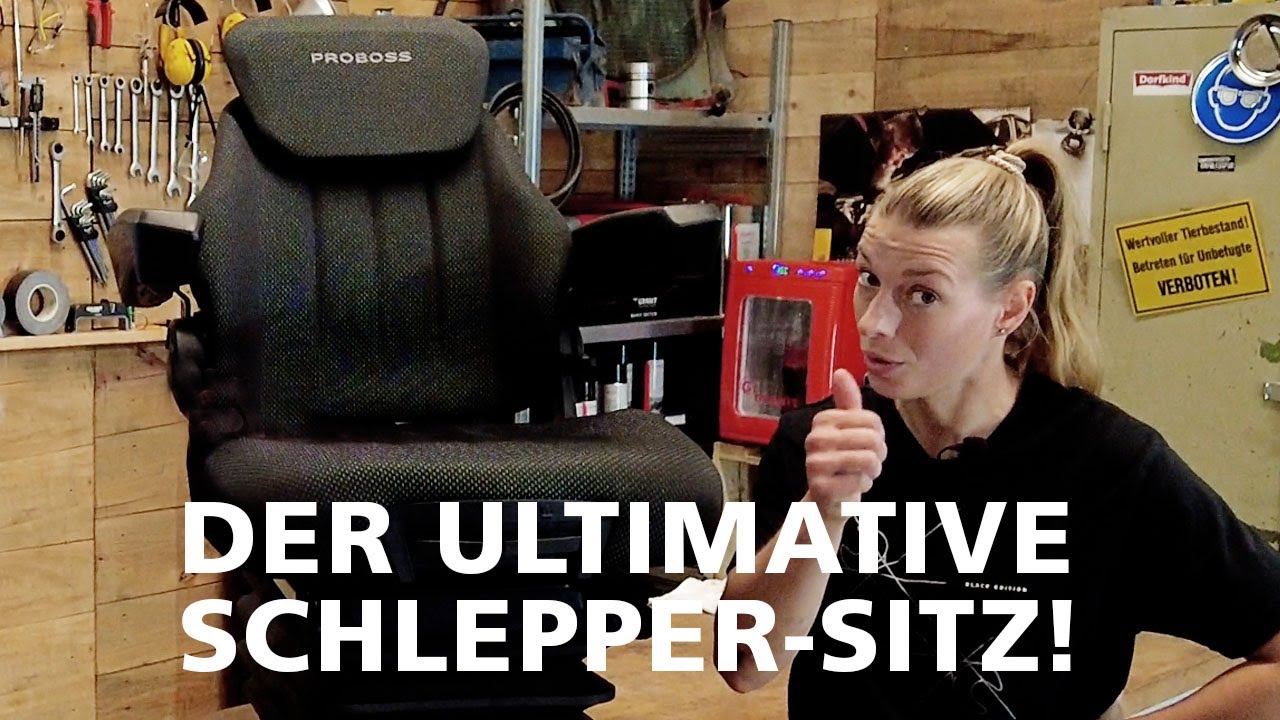 Gut für den Rücken: Neuer Schlepper-Sitz der Oberklasse  |  PROBOSS