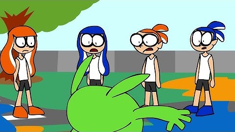 Splatoon vs.  de Blob