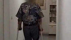onelegged man