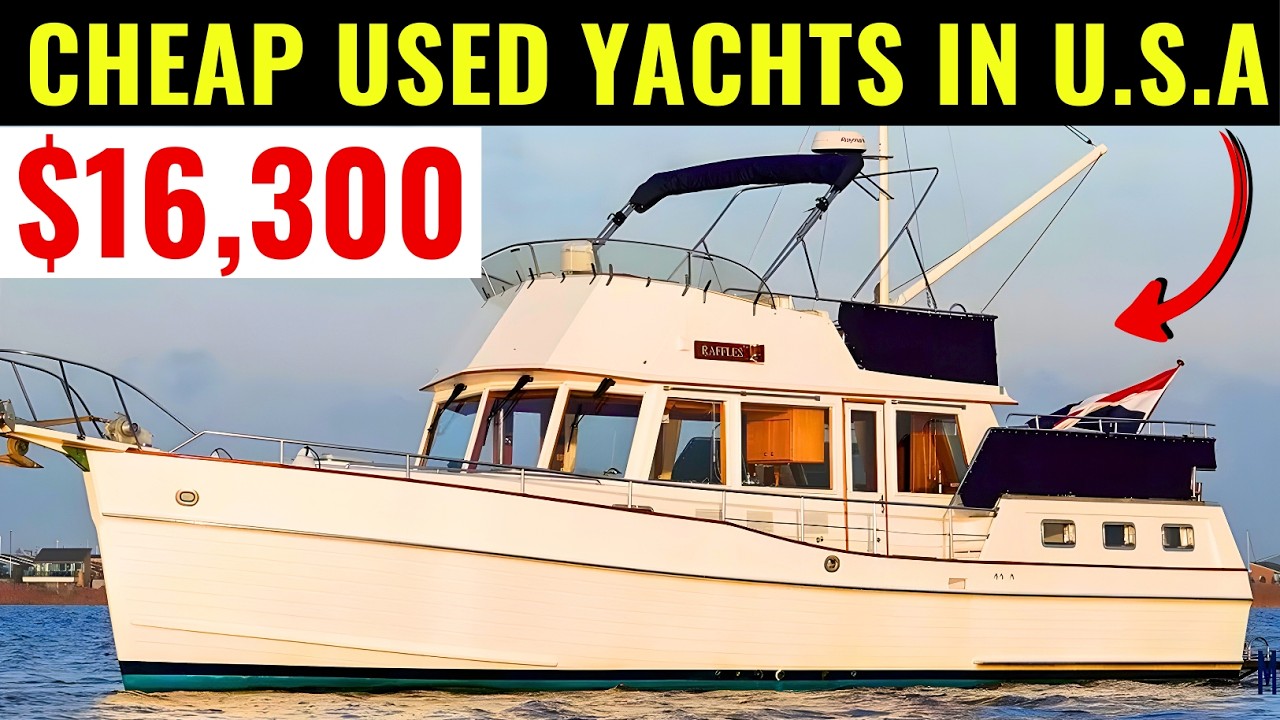 Эти 20 невероятно дешевых подержанных яхт с огромным пространством продаются по ценам значительно...