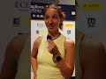 Sometimes all you need is 1️⃣ word! Check out how our players describe the MSC Hamburg Ladies Open🎾