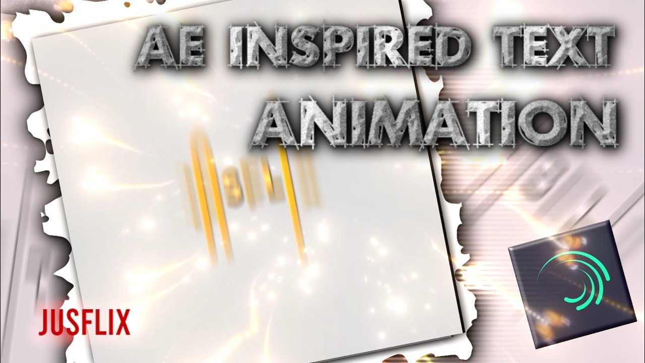 STRETCH TEXT ANIMATION TUTORIAL ON ALIGHT MOTION || Jusflix. - YouTube