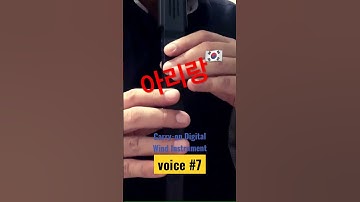 Thumbnail of “아리랑”(Arirang ~ Korean folk song) #CarryOnDigitalWindInstrument