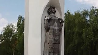 #гродно Подошла к стеле 850-летия Гродно в Коложском парке. 8 июля 2023 ... #моипутешествия