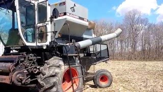 Big Iron Online Auctions- Gleaner M2 Combine 4-20-16
