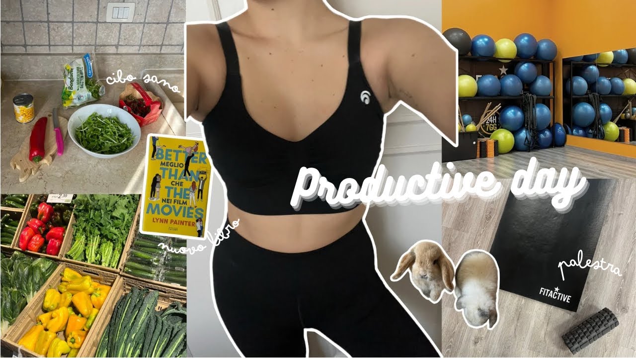 PRODUCTIVE DAY: giornata semplice ma produttiva, studio, palestra, spesa & more | Valeria Martinelli