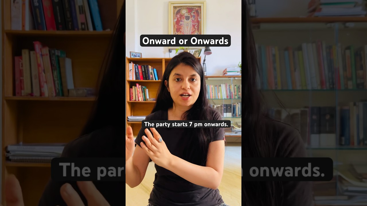 Guarda Learn the difference between onward and onwards for competitive exams. su YouTube Guarda Learn the difference between onward and onwards for competitive exams. su YouTube