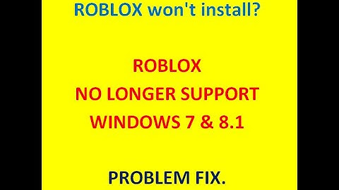 How to fix Roblox no longer support Windows 7 & 8.1