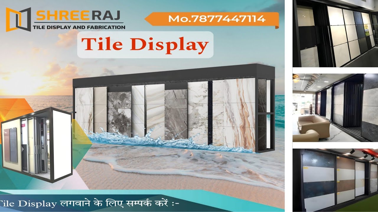 Best Quality Tile Display Top Tiles Display Stand cassette low price slidingDisplay morbi bombaybook