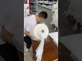 How we pack a roll of fabric