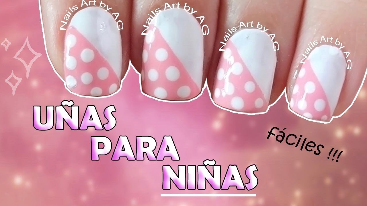 Aprender acerca 46+ imagen como hacer uñas para niñas faciles