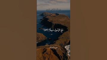 وَيَوْمَ يَعَضُّ الظَّالِمُ عَلَىٰ يَدَيْهِ || سورة الفرقان || علي جابر