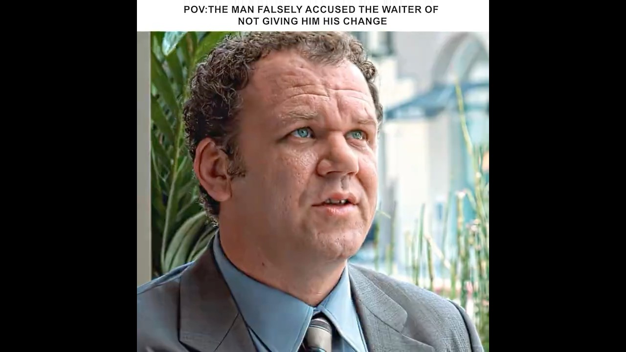 The man falsely accused the waiter of not giving him his change ☠️🔥 